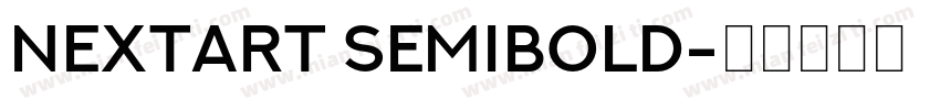 NEXTART SemiBold字体转换